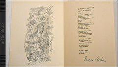 SEIFERT, JAROSLAV: VERŠE Z GOBLÉNU. - 1982.