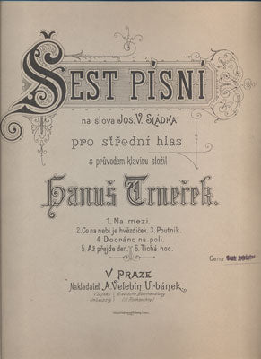 TRNEČEK, HANUŠ: ŠEST PÍSNÍ.
