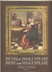MUSIK UM SHAKESPEARE.  Altenglische Virginalmusik. Old English Music for Virginals.  - 1938.