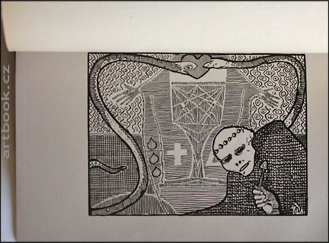 Váchal - ŠIMÁNEK, JOSEF: NAD STARÝMI SCHODY HRADČANSKÝMI. - (1909).