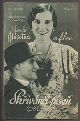 SKŘIVÁNČÍ PÍSEŇ (OBLAKA). - Bio-program v obrazech 1933.