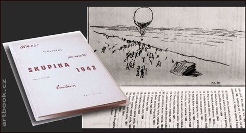 SKUPINA 1942. AKVARELY; KRESBY; GRAFIKA. - 1945. XXXIV. výstava Pošovy galerie. Od 30. srpna do 23. září