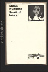 KUNDERA; MILAN: SMĚŠNÉ LÁSKY. - 1970. Žatva. Obálka MIROSLAV VÁŠA.