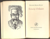 RILKE; RAINER MARIA: SONETY ORFEOVI. - Edice Atlantis. 1937.