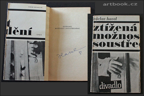 HAVEL, VÁCLAV: ZTÍŽENÁ MOŽNOST SOUSTŘEDĚNÍ. - 1969. 1. vyd. s podpisem autora.