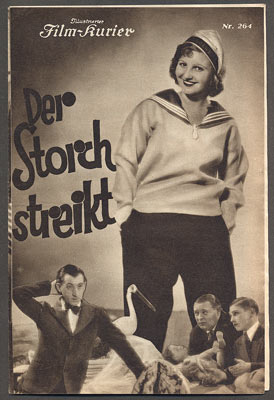 DER STORCH STREIKT. - 1931.  Illustrierter Film-Kurier. Nr. 264