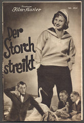 DER STORCH STREIKT. - 1931.  Illustrierter Film-Kurier. Nr. 264