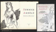 SEIFERT; JAROSLAV: SUKNICE ANDĚLŮ. - 1947. Obálka RICHARD WIESNER. Úprava JOSEF HOCHMAN.