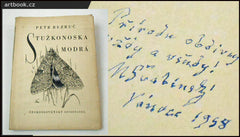 Švabinský - BEZRUČ; PETR: STUŽKONOSKA MODRÁ. - 1952.
