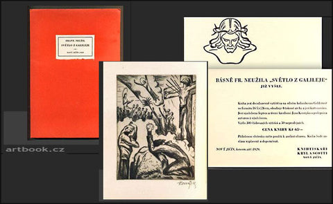 Konůpek - NEUŽIL; FRANTIŠEK: SVĚTLO Z GALILEJE. - 1929. Signovaný lept.