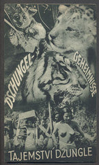 TAJEMSTVÍ DŽUNGLE / DSCHUNGEL - GEHEIMNISSE. - Filmový program (1940).