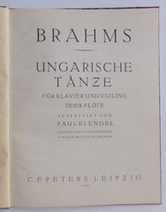 BRAHMS, JOHANNES: UNGARISCHE TÄNZE.
