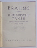 BRAHMS, JOHANNES: UNGARISCHE TÄNZE.