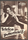 Elizabeth Taylor - TELEFON BUTTERFIELD 8. - 1960. Illustrierte Film-Bühne.
