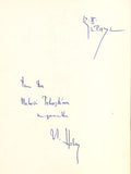 HOLAN, VLADIMÍR: TEREZKA PLANETOVÁ. - 1944, podpis autora.