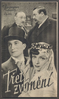 TŘETÍ ZVONĚNÍ. - 1938.