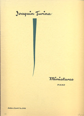 TURINA JOAQUIN: MINIATURAS.