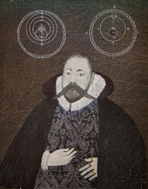 BĚHOUNEK, JIŘÍ: TYCHO BRAHE. - Malba na papíře.