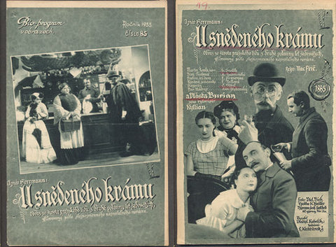 U SNĚDENÉHO KRÁMU. - BIO-PROGRAM V OBRAZECH 1933.