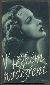 V TĚŽKÉM PODEZŘENÍ. - Filmový program 1940.