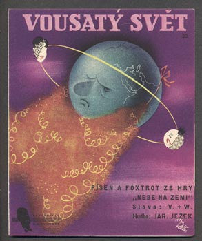 VOSKOVEC A WERICH - JAROSLAV JEŽEK:  VOUSATÝ SVĚT. - 1936.