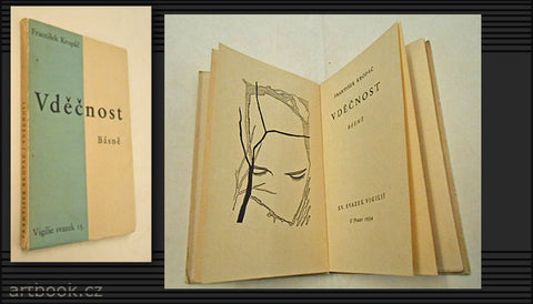 Toyen - KROPÁČ; FRANTIŠEK: VDĚČNOST. Básně. - 1934.