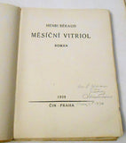 Čapek - BÉRAUD; HENRI: MĚSÍČNÍ VITRIOL. (Le Vitriol de Lune) - 1925. Obálka JOSEF ČAPEK.