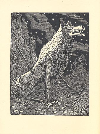 VIGNY, ALFRED DE: SMRT VLKA (LA MORT DU LOUP). - 1945.