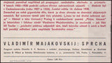 Majakovskij, Vladimir Vladimirovič: Sprcha. - Program Divadla E.F. Buriana. 1963.