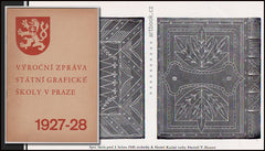 3x STÁTNÍ GRAFICKÁ ŠKOLA V PRAZE. 1926-1929.