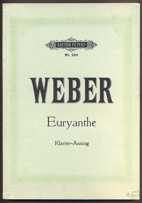 WEBER: EURYANTHE.