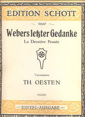 OESTEN, TH.: WEBERS LESTER GEDANKE.