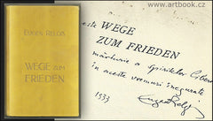 Relgis, Eugen: Wege zum Frieden. Eine internationale Rundfrage. - 1932.