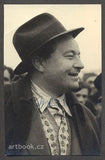JAN WERICH. - fotografie s podpisem, kol. 1948.