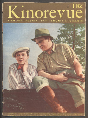 Lída Baarová, Otomar Korbelář - KINOREVUE. - 1934.