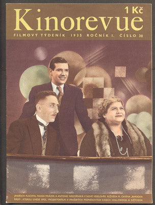 Jindřich Plachta, Fanda Mrázek, Antonie Nedošínská - KINOREVUE. - 1935.