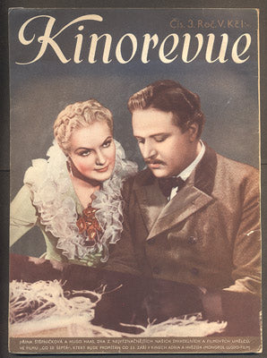 Jiřina Štěpničková, Hugo Haas - KINOREVUE. - 1938.