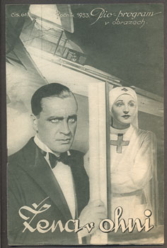 ŽENA V OHNI. - Bio-program v obrazech 1933.