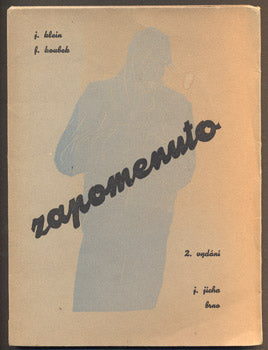 KLEIN, JOSEF: ZAPOMENUTO. - 1933.