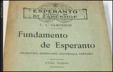 ZAMENHOF, L. L.. FUNDAMENTO DE ESPERANTO. - 1910.