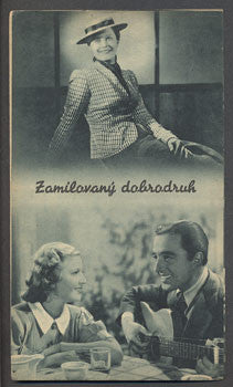ZAMILOVANÝ DOBRODRUH. - Filmový program (1940).