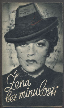 ŽENA BEZ MINULOSTI. - Filmový program 1939.