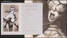 POE; EDGAR ALLAN: ZLATÝ SCARABEUS. - 1948. Ráj knihomilů. 8 litografií JOSEF LIESLER.