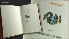 ZEYER; JULIUS: ZPĚV O POMSTĚ ZA IGORA. - 1928. 13 kolorovaných linorytů MICHAEL FLORIAN.